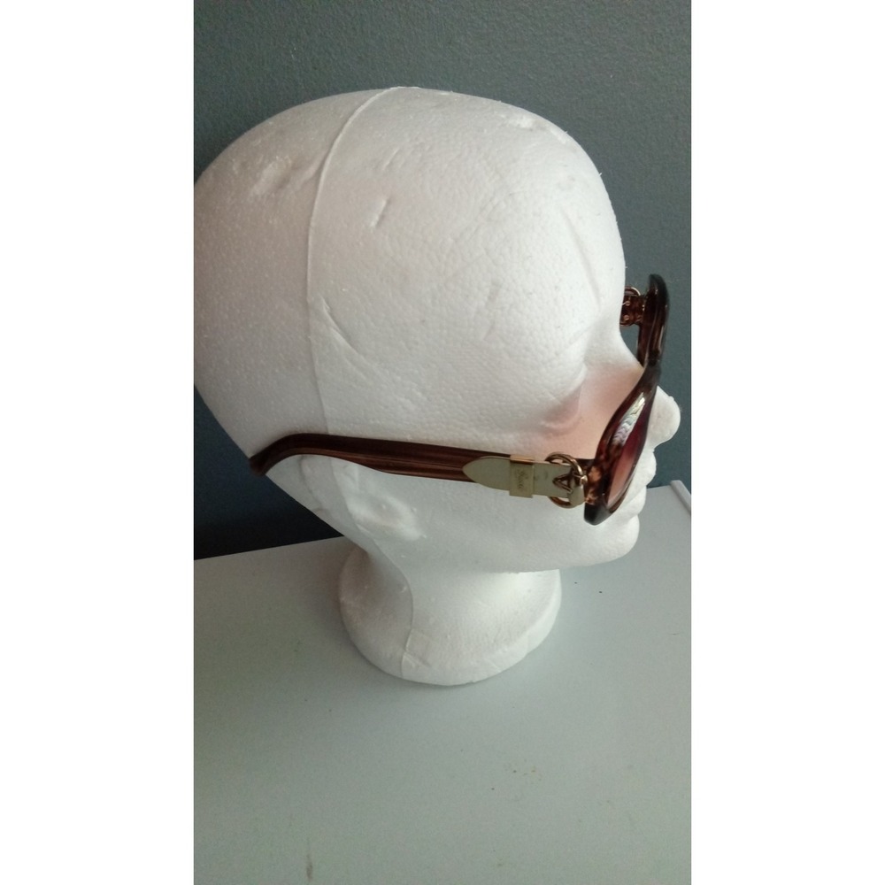 Gucci Sunglasses Brown Oval Frames Designer Eyewear Fashion Shades - Picture 11 of 16